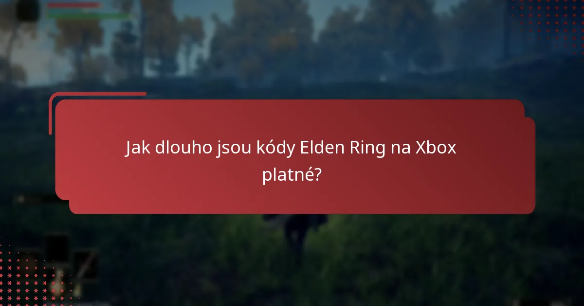 Jaká regionální omezení se vztahují na kódy Elden Ring na Xbox?